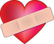 Heart band Aid Heart band Aid