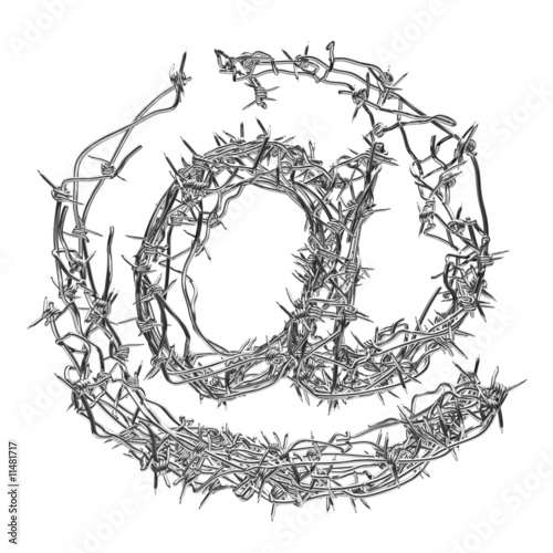barbed wire font. Barbed wire font at