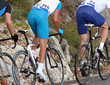Cyclistes en action