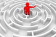 Achievement of the purpose. 3D image Achievement of the purpose. 3D image