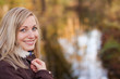 smiling blonde (outdoor)