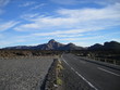 Einsame Straße im Teide-Gebirge von Teneriffa