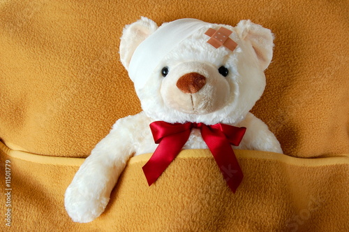 sick teddy