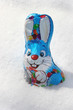 Osterhase im Schnee