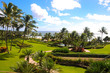 Beautiful tropical resort scene Beautiful tropical resort scene