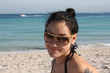 Woman on beach