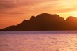coucher de soleil et Esterel