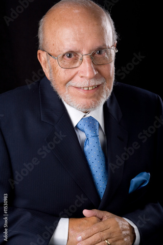 Photo: Portrait of a senior citizen Portrait of a senior citizen