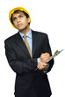 Photo: Young Indian engineer supervising Young Indian engineer supervising