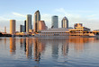 Modern Architecture in Downtown of Tampa, Florida USA
