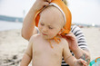 Familie am Strand