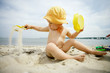 Foto: Kleinkind am Strand Kleinkind am Strand