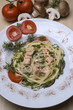 Spaghetti mit Lachs