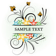 Spring floral background with place for your text Spring floral background with place for your text