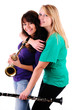 Mädels in der Musikschule