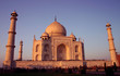 Coucher du soleil sur le Taj Mahal-Agra-Inde Coucher du soleil sur le Taj Mahal-Agra-Inde