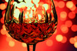 glass of cognac with background
