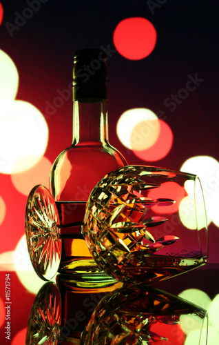 Photo: glass of cognac glass of cognac