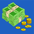 Bank notes and coins