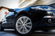 Fast moving car
