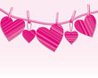 Hearts on a string