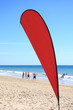 Strandurlaub Beachflag für Werbetext