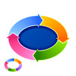 Vektor: Vector circular arrows Vector circular arrows