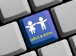 Alles für Jungen und Mädchen im Internet