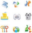 Vectors kit for logo development