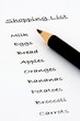 Shopping list