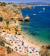 Algarve rock - coast in Portugal Algarve rock - coast in Portugal