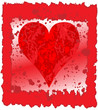 Painted heart