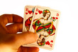 Herz Bube und Herz Dame - Symbolbild Kartenspiel/ card game Herz Bube und Herz Dame - Symbolbild Kartenspiel/ card game