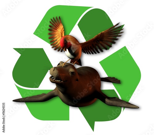 Cute Recycle Logo