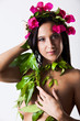 Foto: Young sexy woman dressed in nature Young sexy woman dressed in nature