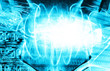 Artistic blue background