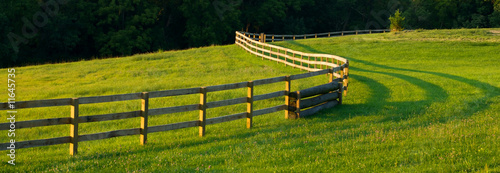 Photo: Farm Field and Fence Farm Field and Fence