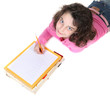 School Aged Girl Doing Her Homework