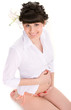 Happy pregnant woman