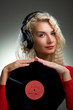 Beautiful female DJ