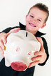 piggy bank boy