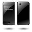 Mobile phone editable vector illustration Mobile phone editable vector illustration