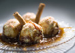 Ice cream with  caramel