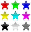 Stelle Vettoriali Colorate Stelle Vettoriali Colorate
