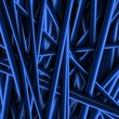 Fasern in Blau