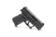 pistol and bullets isolated