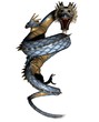 Coiled to strike Asian Dragon Art