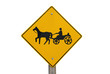 HORSE AND BUGGY WARNING SIGN