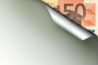 papierecke mit 50€ geldschein