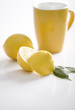 Lemon and cup Lemon and cup